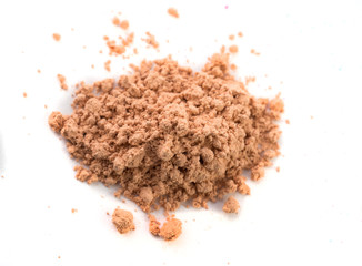 shadows and makeup brush