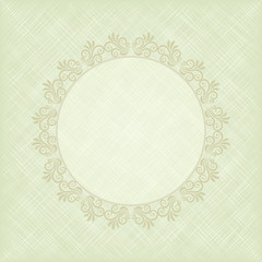 vintage background with floral frame
