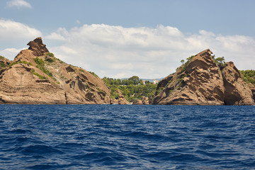 Fototapeta na wymiar Calanques. Mediterranean coast in Provence, France