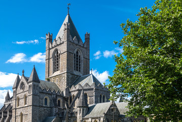 Fototapeta na wymiar Ireland, Dublin, the Christchurch cathedral