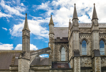 Fototapeta na wymiar Ireland, Dublin, detail of the St Patrik's cathedral