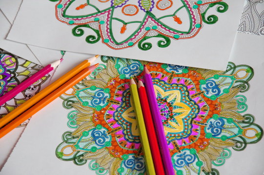cahier de dessin anti-stress