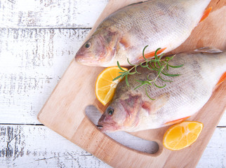 Baked chocolate muffins cakes on a plate on white
