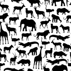 Pattern With African Animals