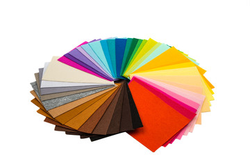 Multicolor wool felt