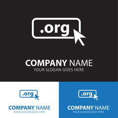 Domain ORG icon. Top-level internet domain