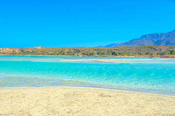 Elafonisi, one of the most famous beaches in the world, Crete, G