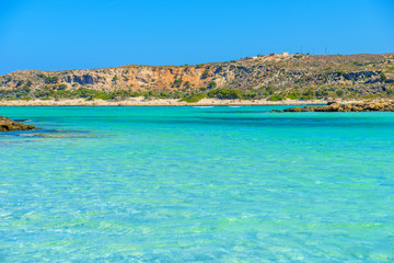 Elafonisi, one of the most famous beaches in the world, Crete, G