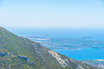 Panoramic view of south Crete, Greece