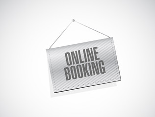 online booking banner sign concept