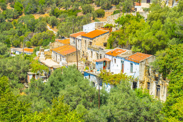 Fototapeta premium Traditional village in Crete, Greece