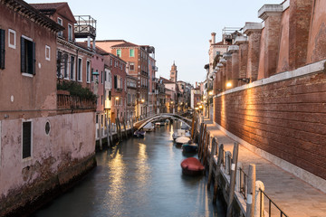 Streets and bridges of Venice