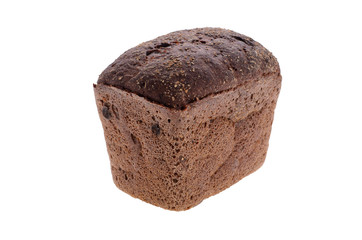 rye bread, whole brick. unleavened. bread on the hop. natural fo