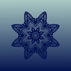 Mandala. Hand drawn abstract background.