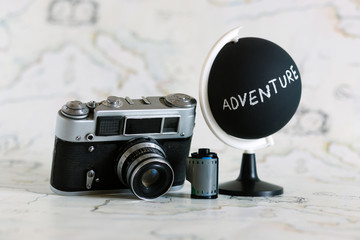 Lets have an adventure plus camera and film, travel the world co