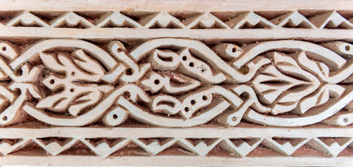 Stone carved filigree