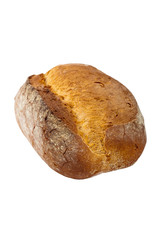 Bread isolated on white background. Selective focus.