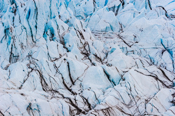 Texture of the glacier
