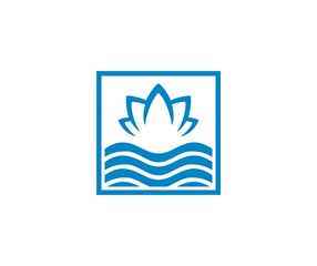 Lotus water logo