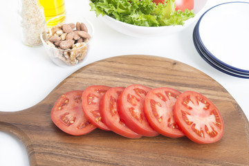 トマトの輪切り