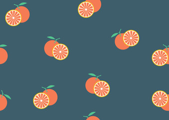 Background from the cut orange,Pattern fruits,Vector illustrations