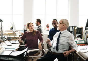 Business Team Working Office Worker Concept