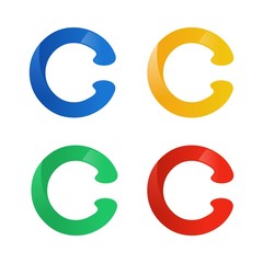 C Icon Logo Vector