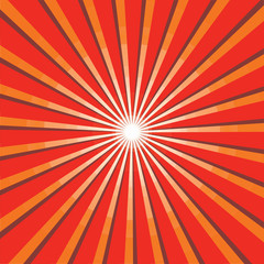 Vintage colored rays background