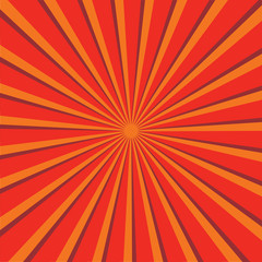 Vintage colored rays background
