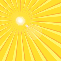 Sun Sunburst Pattern