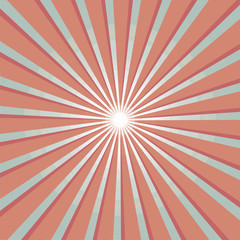 Vintage colored rays background