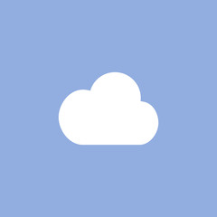 Cloud Flat Vector Icon