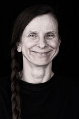 Smiling Adult Woman With a Positive Expression