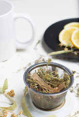 Linden and thyme tea 