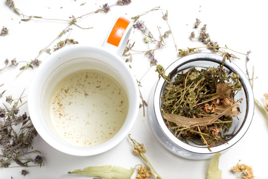Linden and thyme tea 