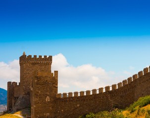 Crimea. Town Sudak. Genoese fortress!