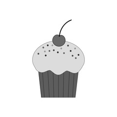 Cupcake dessert icon