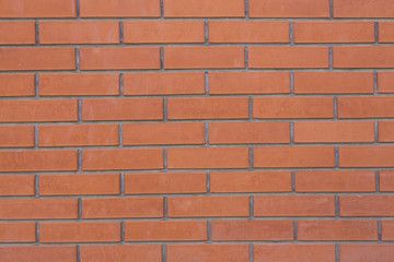 Decorative brick coating of a wall