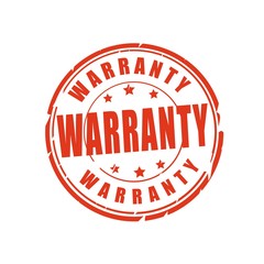 Warranty vector stamp