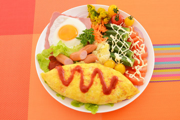 おいしそうなオムライス