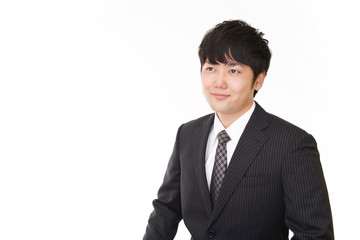 笑顔のビジネスマン