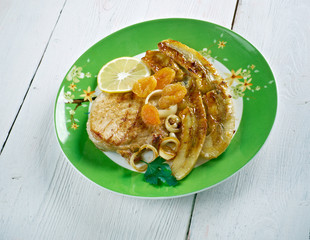 pork with fruit