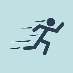 Icon of Runner. EPS-10.