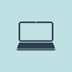 Icon of Laptop. EPS-10.