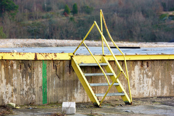 Broken steps