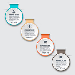 Design Elements. Infographic. Sticker. Vector Illustration. EPS 10.