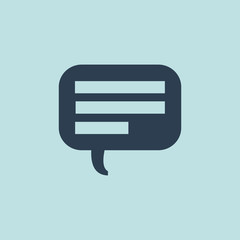 Icon of Comments. EPS-10.