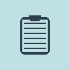 Icon of Clipboard. EPS-10.