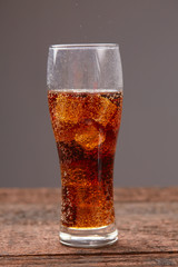 whiskey with cola with ice
