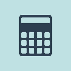 Icon of Calculator. EPS-10.